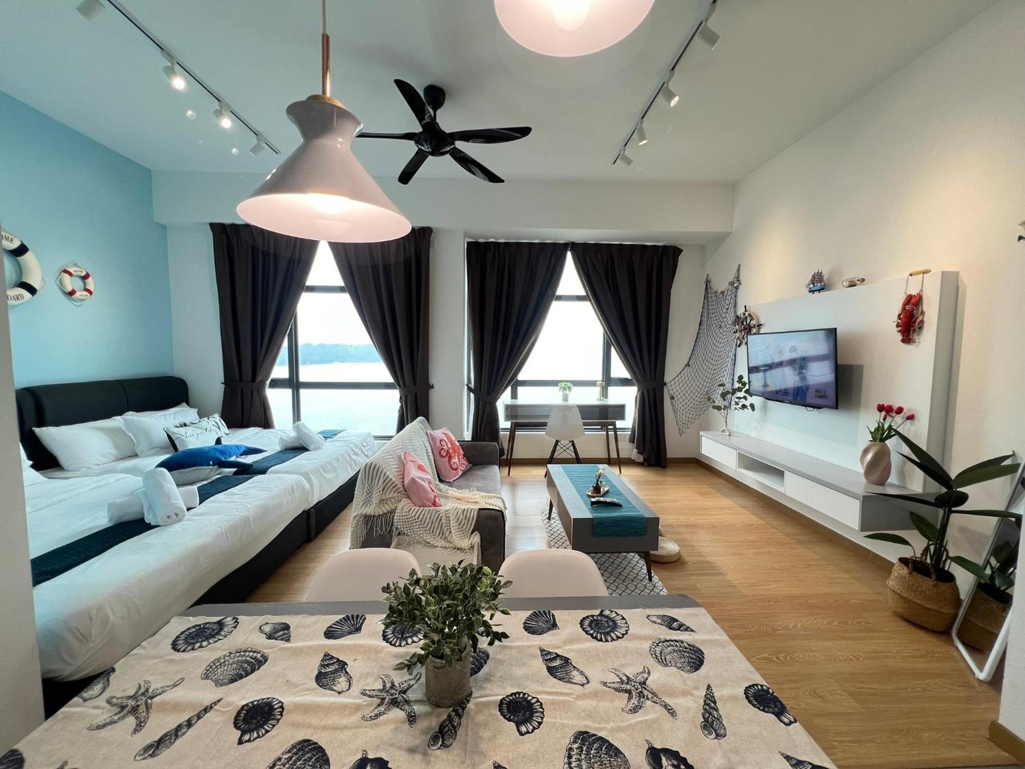 Oceanbay2 Seaview 6pax Netflix A-18-12 Apartment Kuantan